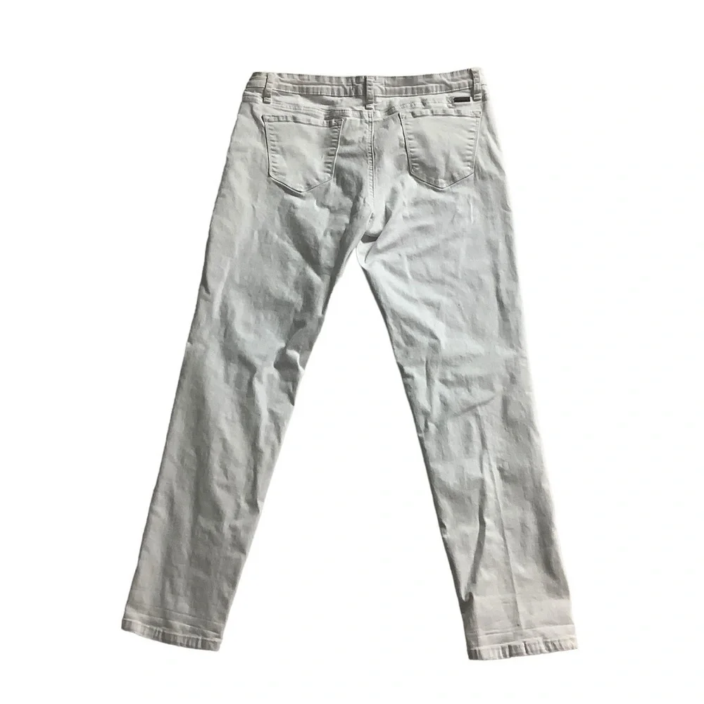 KanCan Taylor High Rise Distressed Skinny Jeans Size 15 / 31 White